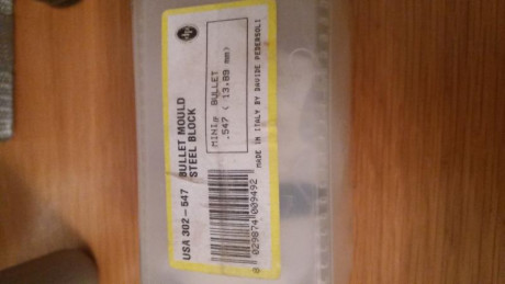 Vendo una turquesa pedersoli para bala minie .547
Precio: 56 €. Portes incluidos.

Saludos
Luis Miguel 00