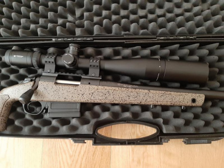rifle BERGARA HMR  cal6.5 CREEDMOOR. Perfecto estado, menos de.200 disparos. Cañon de.21 mm de.diametro 02