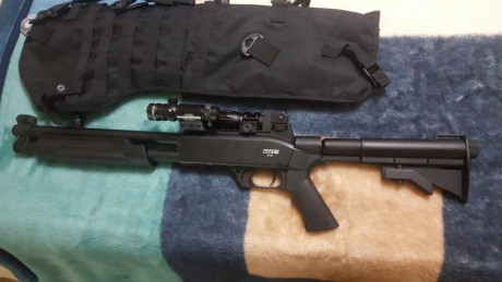 Vendo escopeta Walther Defender 68, esta nueva y no ha disparado mas de 4 cargas, va con la culata de 02