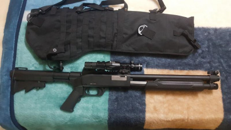 Vendo escopeta Walther Defender 68, esta nueva y no ha disparado mas de 4 cargas, va con la culata de 01