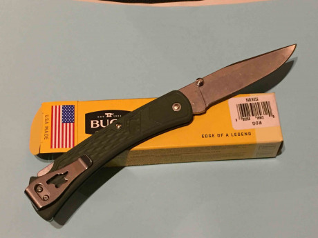 Vendidos¡¡¡Nuevo a estrenar, cuchillo Buck Slim Hunter en su estuche. 20 euros mas portes, 14 para el 01
