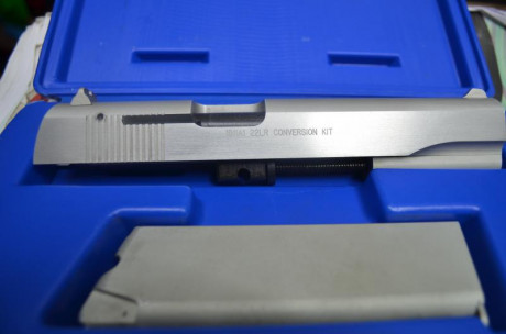 Vendo kit conversión para pistolas tipo 1911A1 de Arthur Ciener del 22lr. con su cargador correspondiente. 01