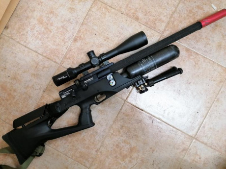 Para nuevo proyector, vendo esta carabina PCP, en estado COMO NUEVA, muy poco uso, pues roto mucho las 01
