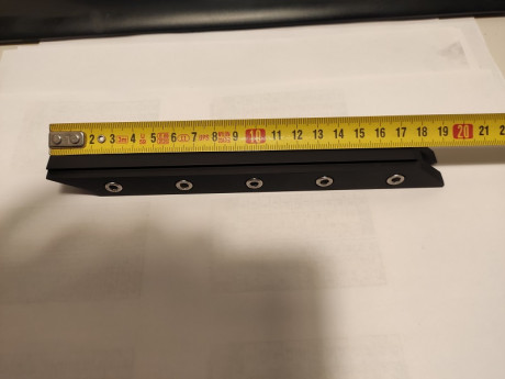 Vendo sobrecarril AJP (11mm/11mm) de 20mm. de altura que recibí la semana pasada desde Inglaterra y que 30