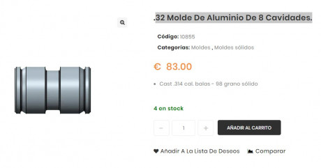 Buenas compañeros,
Estoy viendo de comprar un molde de MP  del 32 Wc y en .314 y hay dos opciones:

La 01