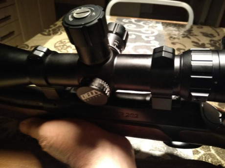 Pues eso, vendo visor delta titanium 3-24-56 con torretas olt iluminado con control paralela je y tubo 02