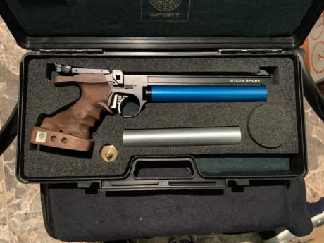   VENDIDA  

Se vende Steyr Lp50.
Pistola y cilindro azul 2013.
Cacha Talla S retocada, se puede mirar 00