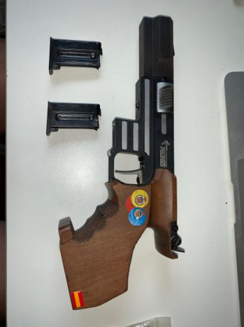 Hola,

Vendo mi Pardini SP 22LR. Creo que es del año 2013. Yo la compré en 2015 y creo que tenía un par 11