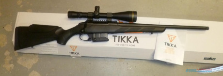 Rifle Tikka CTR Original (Gatillo Afinado)

Tikka T3X CTR Tactical "NUEVO", 

De tamaño compacto, 10