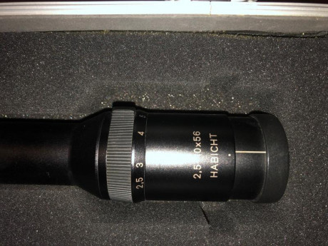 VENDIDObuenas tardes, vendo un visor swarovski 2,5-10x56 con retícula iluminada sin arañazos y con lentes 00