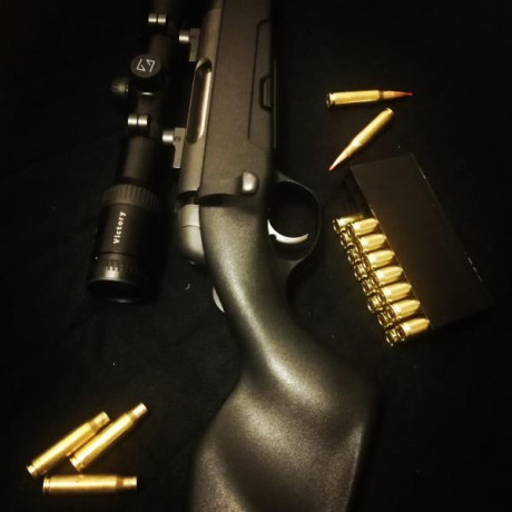 mannlicher pro hunter cal 308win, sin monturas y sin visor, 950€,el rifle tira que es una maravilla, se 00