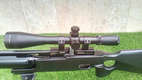 hola buenas se vende carabina fx royale 400 5.5 con regulador huma tarado a 80 b,comprada en Ayala en 40