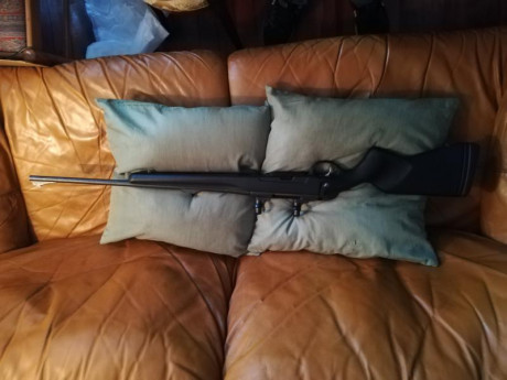 mannlicher pro hunter cal 308win, sin monturas y sin visor, 950€,el rifle tira que es una maravilla, se 10