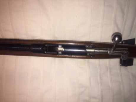 VENDIDA
Vendo Carabina Destroyer calibre 9 mm Parabellum, con su cargador original para 6 disparos.
Guiada 00