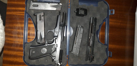 beretta 92fs 9mm + kit 22lr usada para ascender de categoría el carro de 9mm prácticamente sin usar tlf.-630745212
guiado 40