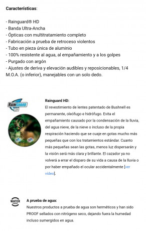 Se vende/cambia Bushnell Elite 4200 8*32x40.
Tubo de 1" con anillas Warne máxima incluidas.
Solo 11