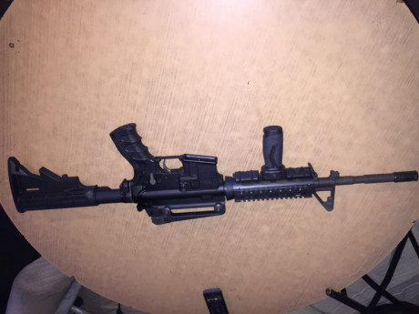 Hola vendo ar 15 marca sabre de 14,5 con extras y muchos consumibles si te entrega en mano dispongo de 02