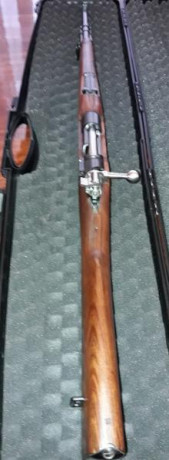 Santa Barbara  7.92 ( 8X57IS)  modelo civil del mosquetón militar Mauser Coruña M43 su estado es excelente 02