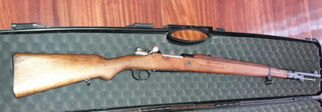 Santa Barbara  7.92 ( 8X57IS)  modelo civil del mosquetón militar Mauser Coruña M43 su estado es excelente 00