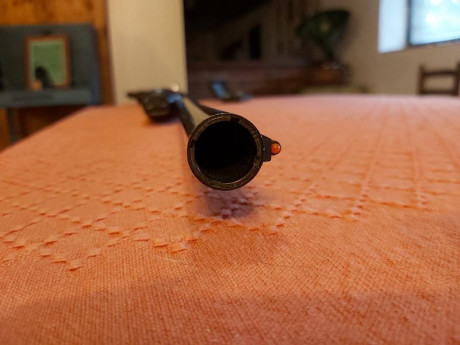 Hola. Vendo esta escopeta calibre 12.
69 cm de cañon con punto de mira de fibra roja
Polichokes internos 01