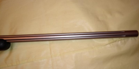 Vendo Remington 700,  308 win,  cañón grueso acanalado, acero inoxidable. Visor Hi-Lux 7-30x50 .
Agrupacion 11