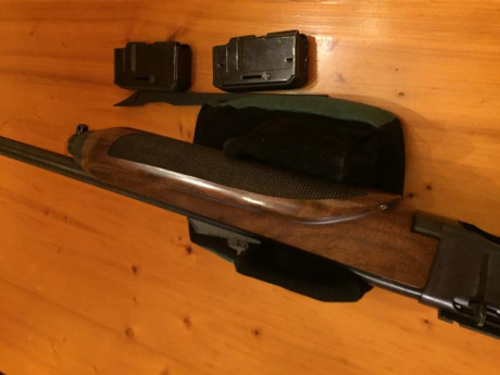 Buenos días.

Vendo Remington 750 Woodmaster calibre 30-06 con dos cargadores ( 2 y 4 cartuchos) , alza 12