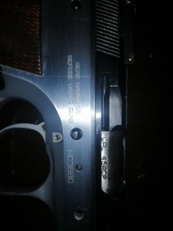 Hola pongo en venta esta pistola tanfoglio limited del calibre 45 ACP, un calibre potente y una precisión 10