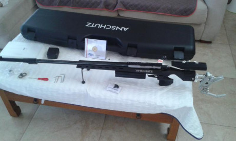 Hola compañeros,

Vendo mi Anschutz 54.30 comprada en 2016 y apenas utilizada debido a una lesión y posterior 00