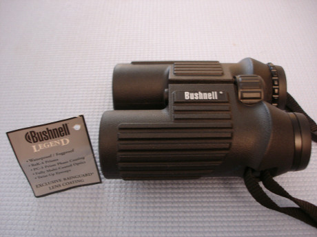 VENDO prismáticos BUSHNELL , 10 x 42 , gama alta LEGEND, cuerpo de magnesio con total protección de goma 02