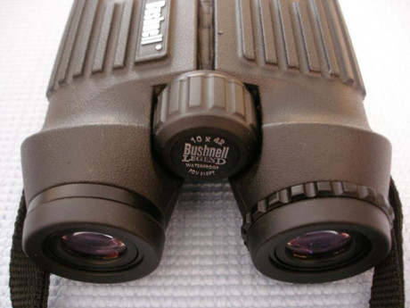 VENDO prismáticos BUSHNELL , 10 x 42 , gama alta LEGEND, cuerpo de magnesio con total protección de goma 01