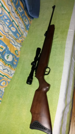 En venta carabina Hatsan Mod. 135 en calibre .22 / 5,5, su estado es más que correcto, muy bien cuidada 02