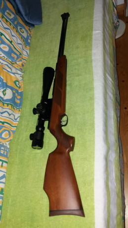Vendo carabina Weihrauch Mod. Hw77 en calibre .177 / 4,5mm ATENCION, lleva montada una culata de Hw97, 02
