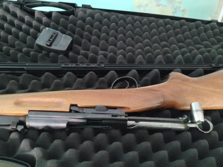 Vendo Fusil Schmidt K31 Suizo, Calibre 7,5x55, con cargador extraíble, regalo Dies LEE sin usar y Vainas 01