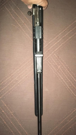 Cambio mosin nagant deportivizado con culata sintética ATI cerrojo modificado y base para visor. Cambio 11