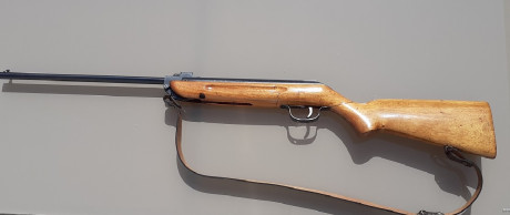 Buenos días.
Vendo carabina Gamo Juaristi, es el primer modelo marcado como Gamo pero fabricado por Juaristi.
Está 02