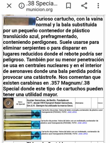 Hola, para recargar capsulas de perdigones speer shot capsule, que carga de pólvora hay que meterle?

Saludos 00