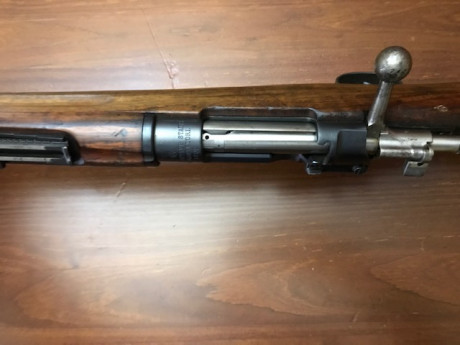 Mauser Sueco M-96
Calibre: 6,5 x 55
Año de fabricación: 1899
Cañon: 76 cm
Está en buen estado, pavón y 00