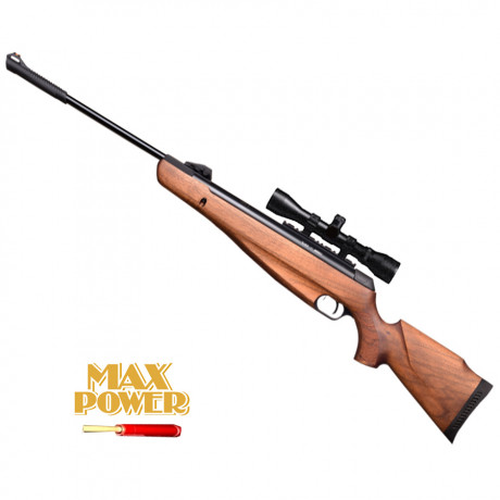CARABINA  KRAL   N 07   GP NITRO PISTON  CAL .22    ---5.5 

La madera muy ancha y robusta con picado 00