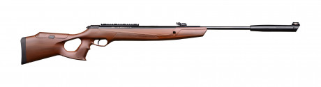 CARABINA  KRAL   N 07   GP NITRO PISTON  CAL .22    ---5.5 

La madera muy ancha y robusta con picado 60