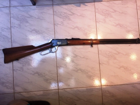 -RESERVADO-  Vendo Rifle Tigre cal: 44-40 , en perfecto estado de funcionamiento, Guiado con Guía tipo 01
