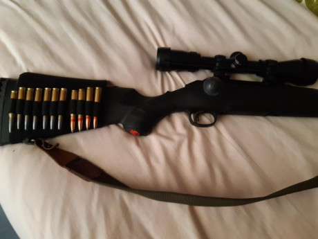 Hola vendo o cambio por palanquero en las mismas condiciones que el mio cerrojo Ruger American calibre 00