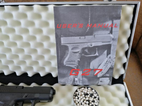 Vendo KJ Works G 27 (GLOCK) Como nueva con funda y tres cargadores por 100 euros. También tengo aparte 00