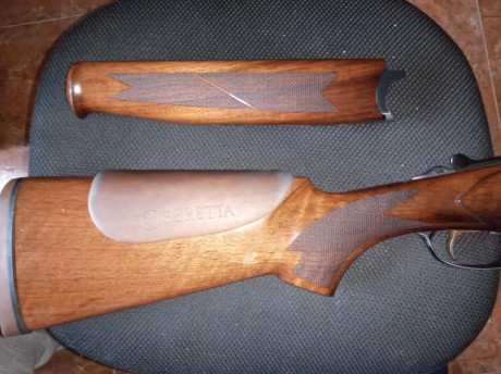 Vendo culata y guardamanos (solo madera ) lanber son de una 2097 Sporting, la culata trae una carrillera 01