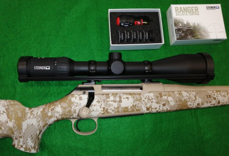 SAUER 100 con Calibre 7-08 modelo ATAKAMA, cañon con Rosca en la Punta 14x1 Montura Exalock Original Sauer 01