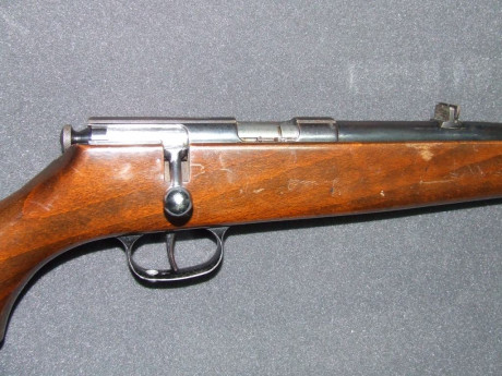 Buenas.
Hace ya tiempo llegó a mis manos una carabina monotiro Weuhrauch del 22lr
Lo unico que he conseguido 10