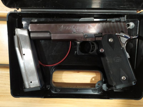 Buenos días. Por abandonar el hobby pongo a la venta dos pistolas, una STI 45 ACP por 1000€. 

ERMA ya 02