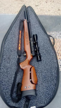 Vendo hatsan bt65 hb w version madera con cerojo lateral en perfectas condiciones bien cuidada tal y como 20