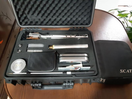 Vendo Pistola aire Steyr LP10 electronica, con dis botellas y accesorios en maletín estanco y Scatt USB 00