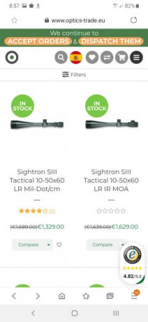 Buenos días.
Vendo este visor Sightron s3 con tubo de diámetro 30mm y campana de 60mm.
Ideal fclass y 01
