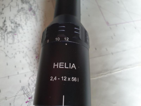 Vendo kahles helia 2.4-12×56 de carril.ret iluminada.como nuevo.caja papeles y garantía.1050e.mas fotos 02